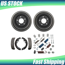 Outl6k22rp0621tf0460a Brake Drum Shoe Hardware Kit Fits 90-91 Ford E-150 Econoline Rear 4pcs Rs Ol