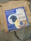 Gd7080 Brake Ebc 2 Dimpled Black Disc Front Pair Zinc-plated Set Slotted