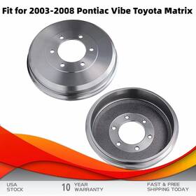 Dr-80104 Brakecenter Rear Disc Brake Drum For 03 2004 2005 2006 2007 2008 Pontiac Vibe Toyota Matrix