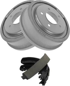 Bka88379 Branded Brake Drum And Shoe Rear Lh Left Rh Right Kit Set Compatible With