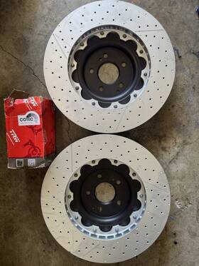 09931333 Brembo 2007 Cls63 Amg Front Brake Kit Read Description