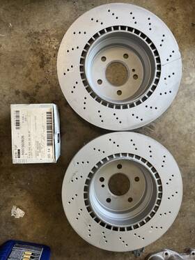 A098023 Brembo 2007 Cls63 Amg Rear Brake Kit Read Description