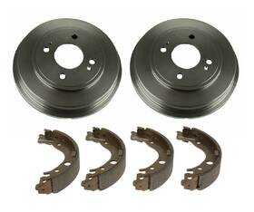 Bbhn-56631-30-1534810 Brembo Rear Drums And Shoes Brake Kit For Honda Fit Sport Base 2009-2013