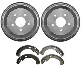 Bbhn-56631-30-1535197 Brembo Rear Drums And Shoes Brake Kit For Chevrolet Cobalt Hhr Pontiac G5 5 Lugs