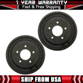 Atag251215znfzk021 C-tek Rear Brake Drum Set Of 2pcs For 1975-1986 Chevrolet C10