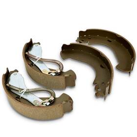 17855b C-tzu Rear Parking Brake Shoes Set Compatible With Chevy Silverado 1500 Gmc