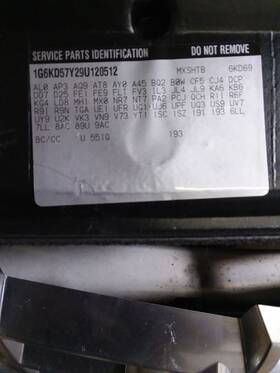533-00149 Cadillac Rear Brakes Brake Opt Jl9 Fits 09-11 Dts 1961898