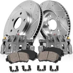 Ebykc01515 Callahan Brake Parts Front Replacement Calipers And 321mm Drilled