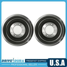 Nt-dda20250710a2390 Carcraze 8 Rear Brake Drums Fits 1987-1991 Ford E-250 Econoline