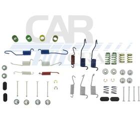 Wheqy20251225-349 Carcraze 8 For Chevrolet Nova 1969-1974 2x Centric Parts Front Rear Drum Brake Hardware Kit