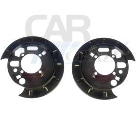 Wheqy20251225-516 Carcraze 8 Dorman Brake Backing Plate Rear For Chevrolet Trailblazer 2002 2003 2004-2009