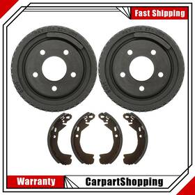 110.06360 Centric Rear Brake Drums And Shoes 3pcs Fits Buick Lesabre A7