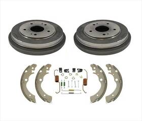 46173 Centric Durago Dfc Left And Right Rear Brake Drums Shoes Spring Kit For Honda Crv 1997-2001