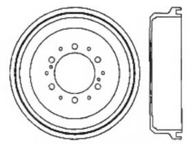 123.4402 Centric Parts Brake Drum