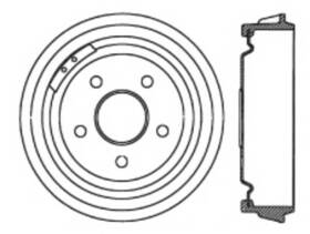 123.6504 Centric Parts Brake Drum Motors Part