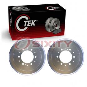 C190 Centric Parts 26-21 2 Pc Rear Brake Drums For 1986-1995 Toyota Pickup Braking Stopping Lx