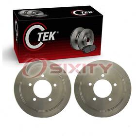 C276 Centric Parts 5-30 2 Pc Rear Brake Drums For 2007-2011 Dodge Caliber 1.8l 2.0l L4 Ei