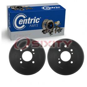 C394 Centric Parts 82-38 2 Pc Rear Brake Drums For 2007-2012 Nissan Versa 1.8l L4 Braking Jl