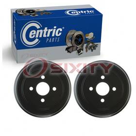 C757 Centric Parts 6-15 2 Pc Rear Brake Drums For 2007-2008 Pontiac G5 Braking Stopping Pi