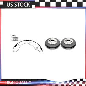 Carpshop20240131sh0143 Centric Parts 3x Rear Brake Shoes Drums Cedu Fits 93-96 Ford Escort High Performance Sk