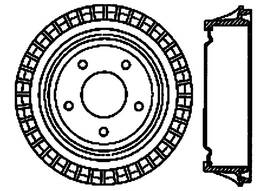Cb2042 Centric Parts 1991-96 Impala / Caprice 9-1/2 Inch X 2 Rear Brake Drum