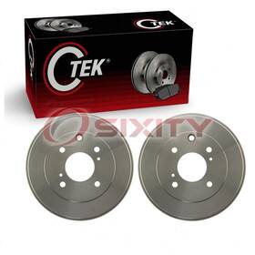 Sx-30sd Centric Parts Ctek 2 Pc Rear Brake Drums For 2009-2014 Nissan Cube Braking Stopping Dc