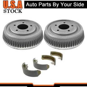 Motowld20231101ys3492 Centric Parts Fits 1996-1997 Chevrolet C1500 Rear Kit Brake Drums And Shoes