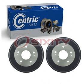 Sx-28bb Centric Parts Premium 2 Pc Rear Brake Drums For 1997-2001 Honda Cr-v Braking Stopping Ur