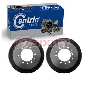 Sx-2dqa Centric Parts Premium 2 Pc Rear Brake Drums For 1986-1995 Toyota Pickup Braking Stopping Sz