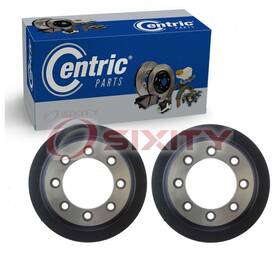 Centric Parts Premium Sx-6z9g 2 Pc Rear Brake Drums For 1984-1999 Ford F-250 Braking Stopping Dx