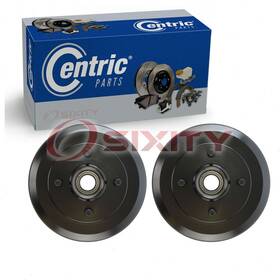 Sx-8238 Centric Parts Premium 2 Pc Rear Brake Drums For 2004-2012 Ford Ecosport Braking Stopping Zc