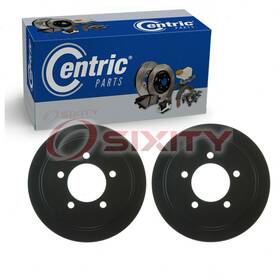Sx-cqp3 Centric Parts Premium 2 Pc Rear Brake Drums For 2007-2011 Dodge Caliber 1.8l 2.0l L4 Dr