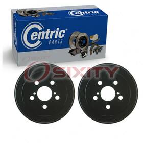 Sx-tct6 Centric Parts Premium 2 Pc Rear Brake Drums For 2004-2008 Toyota Prius Braking Stopping Cu