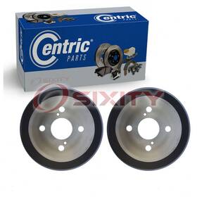 Sx-xqx6 Centric Parts Premium 2 Pc Rear Brake Drums For 1993-2002 Toyota Corolla Braking Stopping Et