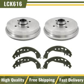 Szfz20250520-596 Centric Parts Rear Kit Brake Drums And Shoes For 1988-1990 Cabriolet High Performance