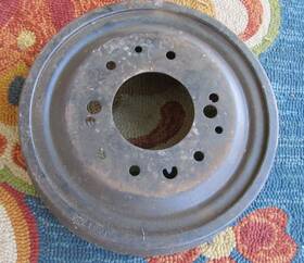 3694778 Chevrolet Nos 1957 Gm 11 Inch X 2-1/4 Brake Drum Chevy 1955 56 57 Pn Dated W-57