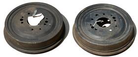 3696213 Chevrolet 1951 52 53 54 55 56 Fr Rr Passenger Corvette Brake Drums Pair Nos New