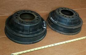 3847128 Chevrolet Nos 47-52 3/4 Ton Pickup Truck 8-lug Rear Brake Drum Pair 48 49 50 51