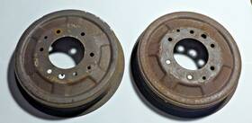 533.gm1s48 Chevrolet 1940-1948 Chevy Car 11 Inch Brake Drums Front/rear Good Condition Needs Turned