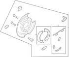Cl3z2210d Ford New Oem Genuine Parking Brake Assembly