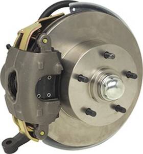 67cbk Classic Performance Products - Cpp 1967 Chevy Ii / Nova 5 Lug Power Front Disc Brake Conversion Kit For Use With
