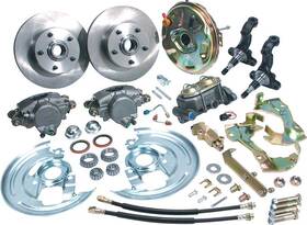 Bk2033 Classic Performance Products - Cpp 1967-74 Front Disc Brake Conversion Set With 11 Inch Booster Plain Rotors And