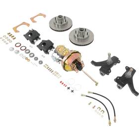 Bk2050 Classic Performance Products - Cpp 1963-66 Gm Truck 6 Lug 2 Inch Modular Drop Spindle Front Disc Brake Conversion Set
