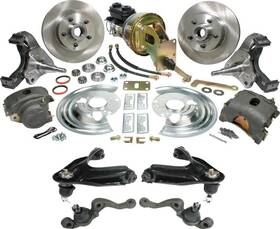 Mn5001 Classic Performance Products - Cpp 1963-74 Mopar A-body Front Power Disc Brake Conversion Set With Stamped Steel