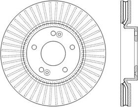 121.50032 Ctek C-tek Standard Brake Rotor