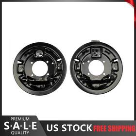 Askamp-131243222974-fl Dorman Pair For Chevy C/k Pickup Suburban Ford Van Rear Brake Backing Plates