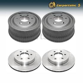 Durago Carinc260512468571 Brake Drum Rotor Front Rear Fits Dodge Dakota