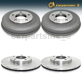 Durago Carinc260513067340 Brake Drum Rotor Front Rear Fits Ford Escape Mazda Tribute Mercury Mariner