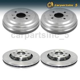 Durago Carinc260513210015 Brake Drum Rotor Front Rear Fits Chevrolet Aveo Aveo5