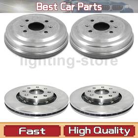 Lste250505111191 Durago 4 Front Rear Brake Drum Disc Rotor Fits Chevrolet Aveo 1.6l